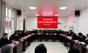 巴州区梁永镇召开金融支持小微企业座谈会